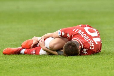 ROME, ITALY - 6 Ocak: ACF Fiorentina 'dan Gaetano Castrovilli, SS Lazio ile ACF Fiorentina arasında 6 Ocak 2021 tarihinde İtalya / LiveMedia' da oynanan Serie A futbol karşılaşmasında