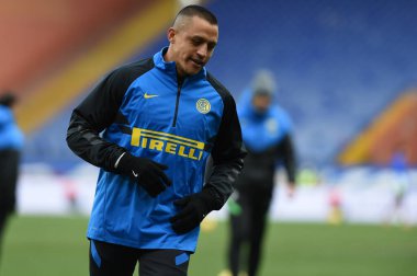 Alexis Sanchez (Inter) UC Sampdoria vs FC Internazionale - İtalyan futbol serisi A maçı Cenova, İtalya, Ocak 06, 2021 - Fotoğraf: LM / Danilo Vigo