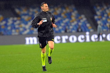 Maurizio Mariani (maçın hakemi) SSC Napoli - Spezia Calcio - İtalya Serie A maçı Napoli, İtalya 'da 6 Ocak 2021 - Fotoğraf: LM / Renato Olimpio