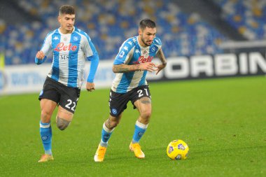 Matteo Politano (Napoli) SSC Napoli - Spezia Calcio - İtalyan futbol takımı Serie A maç Napoli, İtalya 'da, Ocak 06, 2021 - Fotoğraf: LM / Renato Olimpio