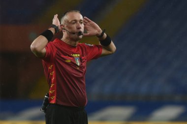 UC Sampdoria - FC Internazionale maçında Paolo Valeri maçının hakemi - İtalyan futbolcu Serie A maçı Cenova, İtalya 'da, 06 Ocak 2021 - Fotoğraf: LM / Danilo Vigo