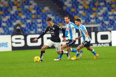 Giulio Maggiore (Spezia Calcio) SSC Napoli - Spezia Calcio - İtalya Futbol Serisi A maçı, Napoli, İtalya, 2006 Ocak 2021 - Fotoğraf: LM / Renato Olimpio