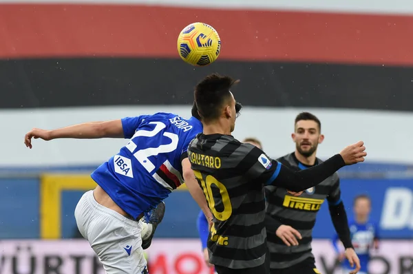 MAYA YOSHIDA (Sampdoria), Lautaro Martinez (Inter) UC Sampdoria vs FC Internazionale - İtalyan futbol takımı Serie A match in Genova, İtalya, 06 Ocak 2021 - Fotoğraf: LM / Danilo Vigo