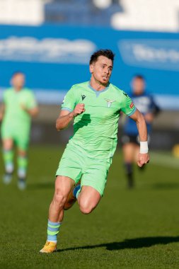 Patric Gil (S.S. Lazio) Atalanta BC 'ye karşı SS Lazio - İtalyan Serie A maçı Bergamo, İtalya' da, 31 Ocak 2021 - Fotoğraf: LM / Francesco Scaccianoce