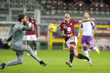Simone Zaza (Torino FC - ACF Fiorentina - İtalyan futbol takımı Serie A maç Turin, İtalya, 29 Ocak 2021 - Fotoğraf: LM / Claudio Benedetto