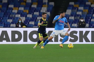 Andrea Petagna (SSC Napoli) Napoli - Parma, Stadio Diego Armando Maradona arasında 31 Ocak 2021 tarihinde Napoli İtalya / LiveMedia