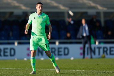 Adam Marusiç (S.S. Lazio) Atalanta BC 'ye karşı SS Lazio - İtalyan Serie A maçı Bergamo, İtalya' da, 31 Ocak 2021 - Fotoğraf: LM / Francesco Scaccianoce