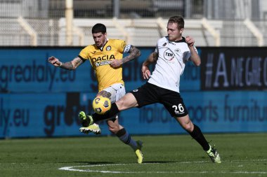 Udinese Calcio 'dan Rodrigo De Paul Spezia 1906' da Spezia Calcio 'ya karşı Udinese Calcio - İtalyan futbolcu Serie A maçı La Spezia, İtalya' da 31 Ocak 2021 - Fotoğraf: LM / Matteo Papini