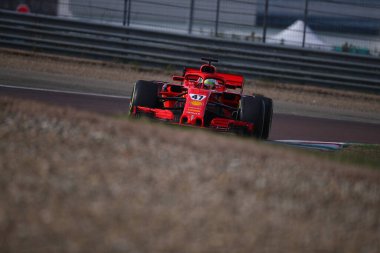 #47 Mick Schumacher, Haas, Ferrari Driver Accademy Fiorano, Modena 'da Ferrari SF71H kullanıyor. Mick Schumacher Ferrari SF71H Formula 12021 özel testi sırasında - Formula 1 Şampiyonası Fiorano, İtalya, 28 Ocak 2021 - Fotoğraf: LM / Alessio De Ma