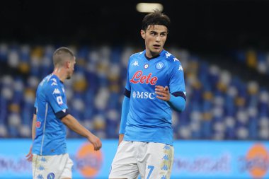Eljif Elmas (SSC Napoli) Napoli - Parma, Diego Armando Maradona ile 31 Ocak 2021 'de Napoli' de oynanan Serie A futbol maçı sırasında İtalya / LiveMedia