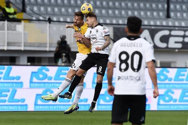 Fernando Llorente Von Udinese Calcio Aktion Gegen Matteo Ricci Von — Stockfoto