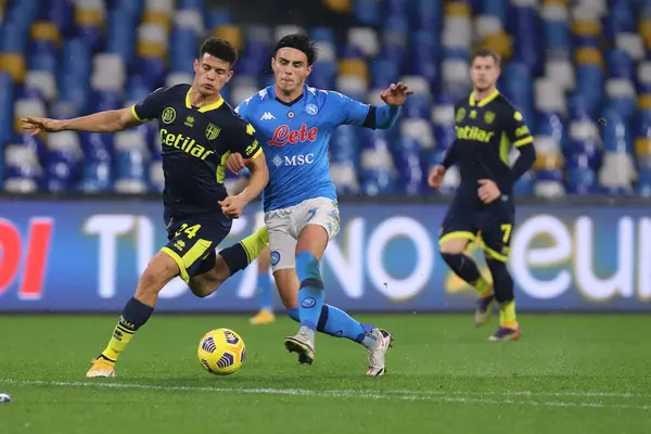 Yordan Osorio Parma Calcio 1913 Eljif Elmas Ssc Napoli Durante — Foto Stock