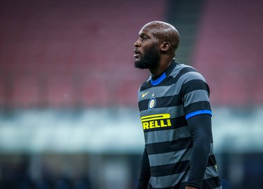 FC Internazionale 'den Romelu Lukaku, Benevento Calcio - İtalyan futbol serisi A karşılaşması, 30 Ocak 2021 - Fotoğraf: LM / Fabrizio Carabelli