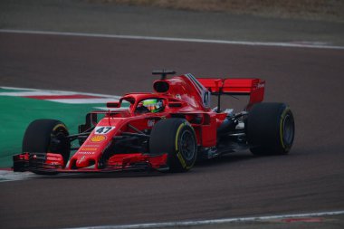 #47 Mick Schumacher, Haas, Ferrari Driver Accademy Fiorano, Modena 'da Ferrari SF71H kullanıyor. Mick Schumacher Ferrari SF71H Formula 12021 özel testi sırasında - Formula 1 Şampiyonası Fiorano, İtalya, 28 Ocak 2021 - Fotoğraf: LM / Alessio De Ma