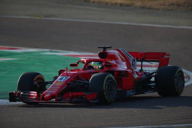 #47 Mick Schumacher, Haas, Ferrari Driver Accademy Fiorano, Modena 'da Ferrari SF71H kullanıyor. Mick Schumacher Ferrari SF71H Formula 12021 özel testi sırasında - Formula 1 Şampiyonası Fiorano, İtalya, 28 Ocak 2021 - Fotoğraf: LM / Alessio De Ma
