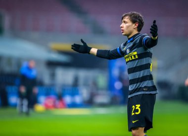 FC Internazionale 'den Nicolo Barella, Benevento Calcio - İtalyan futbol serisi A karşılaşması 30 Ocak 2021 - Fotoğraf: LM / Fabrizio Carabelli