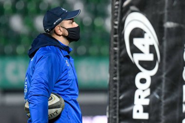 Marco Bortolami Benetton Treviso 'nun Benetton Treviso' ya karşı Munster Rugby - Rugby Guinness Pro 14 maçında sonraki baş antrenörü.