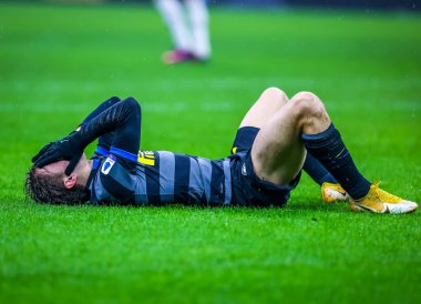 FC Internazionale takımından Nicolo Barella, Benevento Calcio - İtalyan futbol takımı Serie A maçında 30 Ocak 2021 - Fotoğraf: LM / Fabrizio Carabelli