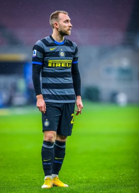 FC Internazionale 'den Christian Eriksen, Benevento Calcio - İtalyan futbol serisi A karşılaşması 30 Ocak 2021 - Fotoğraf: LM / Fabrizio Carabelli