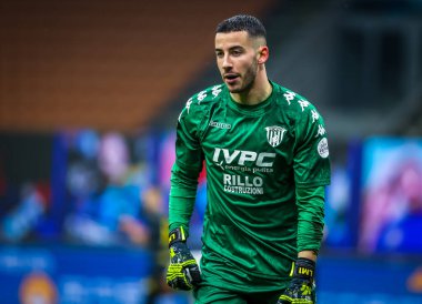 Benevento Calcio 'dan Lorenzo Mantipo, Benevento Calcio - İtalyan futbol serisi A karşılaşması - 30 Ocak 2021 - Fotoğraf: LM / Fabrizio Carabelli