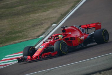#47 Mick Schumacher, Haas, Ferrari Driver Accademy Fiorano, Modena 'da Ferrari SF71H kullanıyor. Mick Schumacher Ferrari SF71H Formula 12021 özel testi sırasında - Formula 1 Şampiyonası Fiorano, İtalya, 28 Ocak 2021 - Fotoğraf: LM / Alessio De Ma