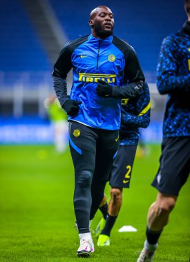 FC Internazionale 'den Romelu Lukaku, Benevento Calcio - İtalyan futbol takımı Serie A - 30 Ocak 2021 - Fotoğraf: LM / Fabrizio Carabelli