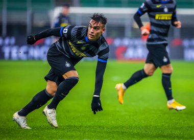 FC Internazionale 'den Romelu Lukaku, Benevento Calcio - İtalyan futbol serisi A karşılaşması, 30 Ocak 2021 - Fotoğraf: LM / Fabrizio Carabelli