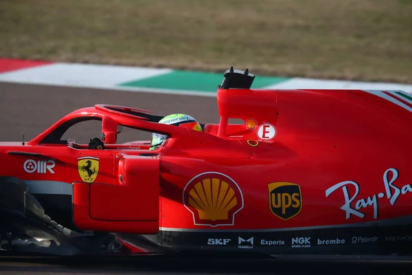 Mick Schumacher Haas Ferrari Driver Accademy Vezeti Ferrari Sf71H Fiorano — Stock Fotó