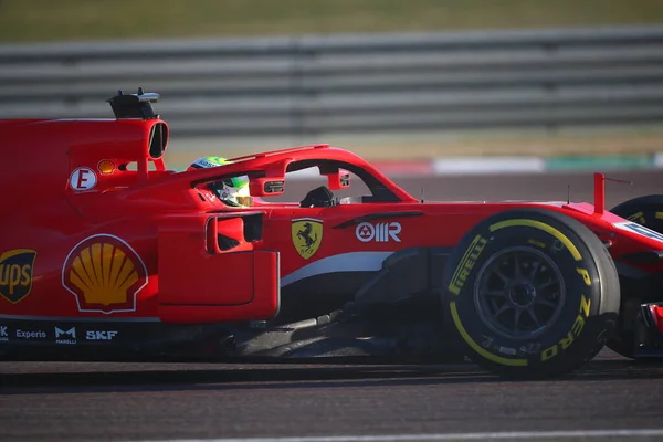Mick Schumacher Haas Ferrari Driver Accademy Vezeti Ferrari Sf71H Fiorano — Stock Fotó