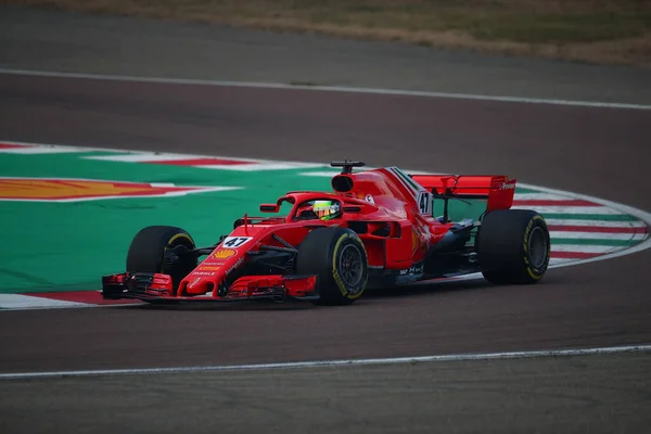 Mick Schumacher Haas Ferrari Driver Accademy Rijden Ferrari Sf71H Fiorano — Stockfoto