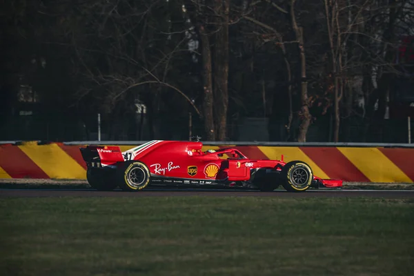 Mick Schumacher Haas Ferrari Driver Academy Guida Ferrari Sf71H Fiorano — Foto Stock