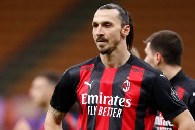 Zlatan Ibrahimovic (AC Milan) FC Internazionale-AC Milan maçında - İtalyan Coppa Italia maçı, 26 Ocak 2021 - Fotoğraf: LM / Francesco Scaccianoce