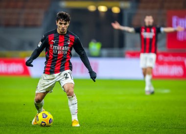 AC Milan 'dan Brahim Diaz, Torino FC - İtalyan Coppa Italia maçı, 12 Ocak 2021 - Fotoğraf: LM / Fabrizio Carabelli