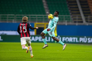 Torino FC takımından Wilfried Singo AC Milan-Torino FC - İtalyan Serie A maçı Milan, İtalya, 09 Ocak 2021 - Fotoğraf: LM / Alessio Morgese