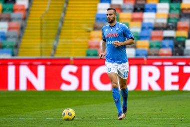Nikola Maksimovic (Napoli) Udinese Calcio - SSC Napoli maçı sırasında portre - İtalyan futbolu Serisi A karşılaşması IN Udine, İtalya, 10 Ocak 2021 - Fotoğraf: LM / Ettore Griffoni