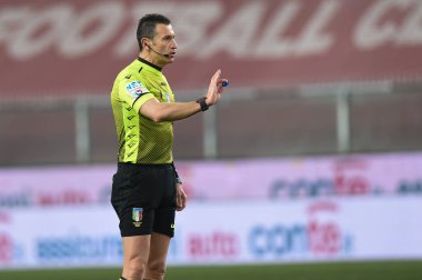 Genoa CFC-Bologna FC maçında Daniele Doveri maçının hakemi - İtalyan Serie A maçı Cenova, İtalya 'da, 09 Ocak 2021 - Fotoğraf: LM / Danilo Vigo