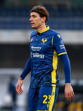 Giangiacomo Magnani (Hellas Verona - SSC Napoli) maçı sırasında - İtalya Serie A maçı Verona, İtalya, 24 Ocak 2021 - Fotoğraf: LM / Ettore Griffoni