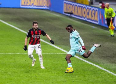 Torino FC takımından Wilfried Singo, AC Milan-Torino FC - İtalya Serie A maçı - 9 Ocak 2021 - Fotoğraf: LM / Fabrizio Carabelli