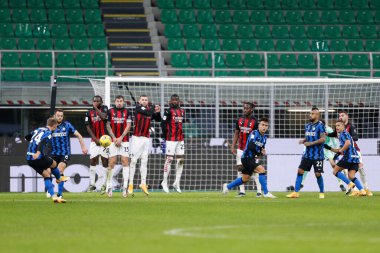 Christian Eriksen (FC Internazionale) FC Internazionale - AC Milan - İtalyan Coppa Italia maçı, İtalya, 26 Ocak 2021 - Fotoğraf: LM / Francesco Scaccianoce