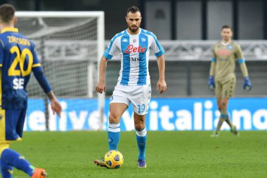 Nikola Maksimoviç (Napoli) Hellas Verona-SSC Napoli maçında - İtalyan futbol serisi A karşılaşması Verona, İtalya, 24 Ocak 2021 - Fotoğraf: LM / Alessio Tarpini