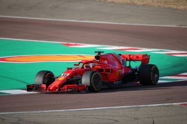 #Carlos Sainz Jr Ferrari SF71H Formula 12021 özel testi sırasında 55 Carlos Sainz Jr Ferrari - Formula 1 Şampiyonası Maranello, İtalya, 27 Ocak 2021 - Kredi: LM / Alessio De Marco