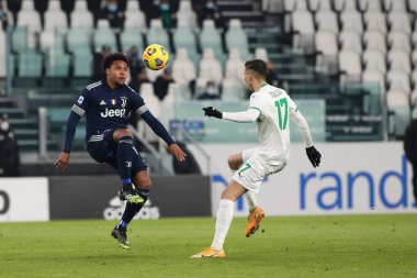 14 Weston McKennie (Juventus FC) Juventus FC-US Sassuolo maçında - İtalyan Serie A karşılaşması Torino, İtalya 'da 10 Ocak 2021 - Fotoğraf: LM / Claudio Benedetto