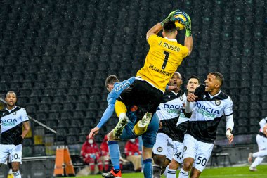 Juan Musso (Udinese Calcio) Udinese Calcio vs Atalanta BC - İtalya Futbol Serisi A karşılaşması sırasında İtalya 'nın Udine kentinde 20 Ocak 2021 - Fotoğraf: LM / Alessio Marini