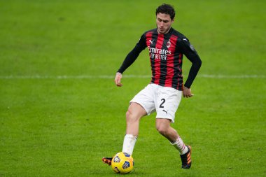 AC Milan 'dan Davide Calabria - İtalyan Serie A maçı Milan, İtalya' da, 09 Ocak 2021 - Fotoğraf: LM / Luca Rossini