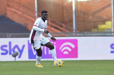 Joseph Alfred Duncan (Cagliari) Genoa CFC-Cagliari Calcio maçında - İtalyan Serie A maçı Cenova, İtalya 'da, 24 Ocak 2021 - Fotoğraf: LM / Danilo Vigo