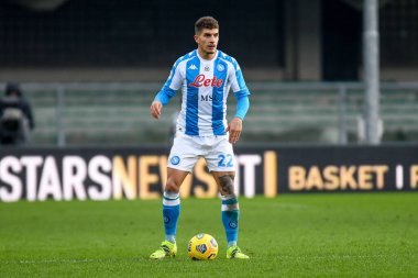 Giovanni Di Lorenzo (Napoli) Hellas Verona-SSC Napoli maçı sırasında - İtalyan futbol serisi A maçı Verona, İtalya, 24 Ocak 2021 - Fotoğraf: LM / Ettore Griffoni