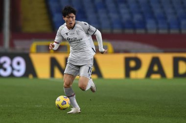 Takehiro Tomiyasu (Bologna) Cenova-Bologna FC maçında - İtalyan Serie A maçı Cenova, İtalya 'da, 09 Ocak 2021 - Fotoğraf: LM / Danilo Vigo