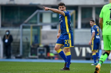 Hellas Verona-SSC Napoli maçı sırasında Koray Gunter (Hellas Verona) - İtalyan futbol takımı Serie A maçı Verona, İtalya, 24 Ocak 2021 - Fotoğraf: LM / Ettore Griffoni