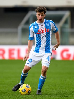 Diego Demme (Napoli) Hellas Verona - SSC Napoli - İtalya Serie A maçı Verona, İtalya, 24 Ocak 2021 - Fotoğraf: LM / Ettore Griffoni