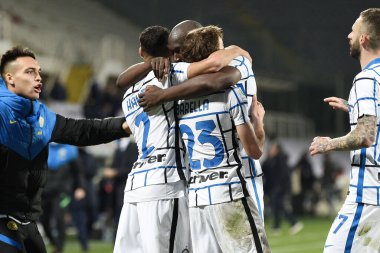 FC Internazionale takımından Romelu Lukaku, ACF Fiorentina-FC Internazionale - İtalyan futbol Coppa Italia maçı IN Florence, İtalya, 13 Ocak 2021 - Fotoğraf: LM / Matteo Papini